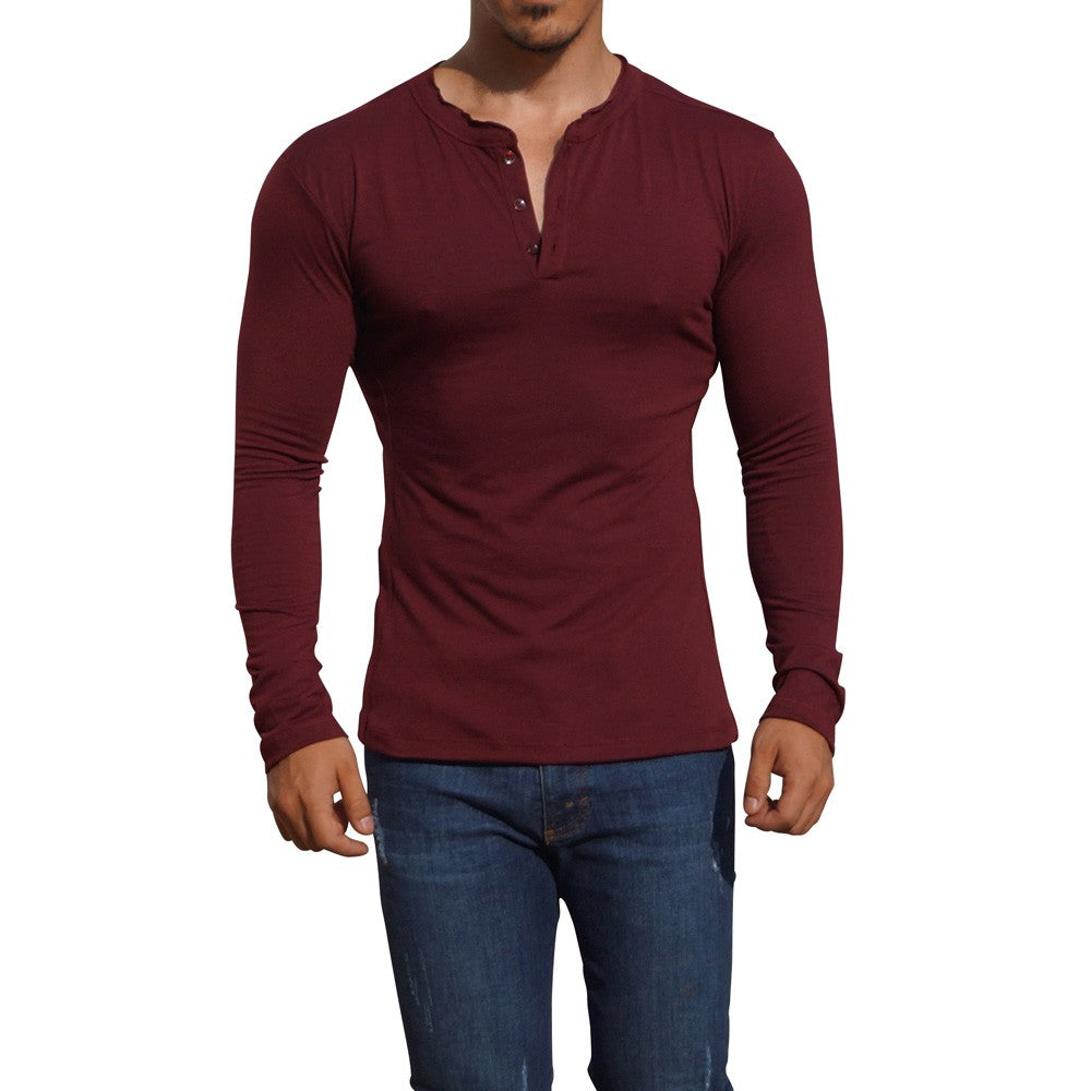 Zara Outlet Camiseta Henley De Algodu00f3n Y Lino Para Hombre
