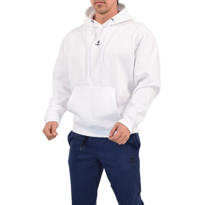Chillout Oversized Fleece Hoodie White
