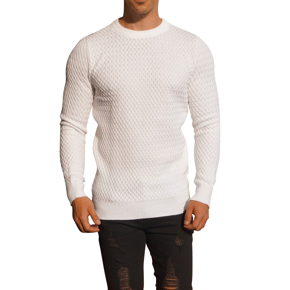 Knitted Sweater Blanco