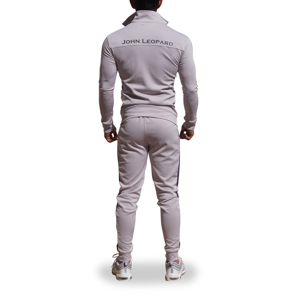 Elite Track Suit Pants Gris Claro Franja Oxford