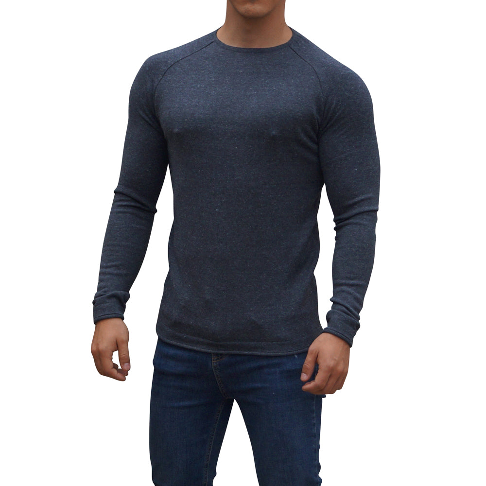 Sweater Gris Oxford Jaspe